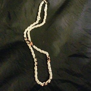 Faux Fresh Water Pearls and Beads- Pink/Black/Gold